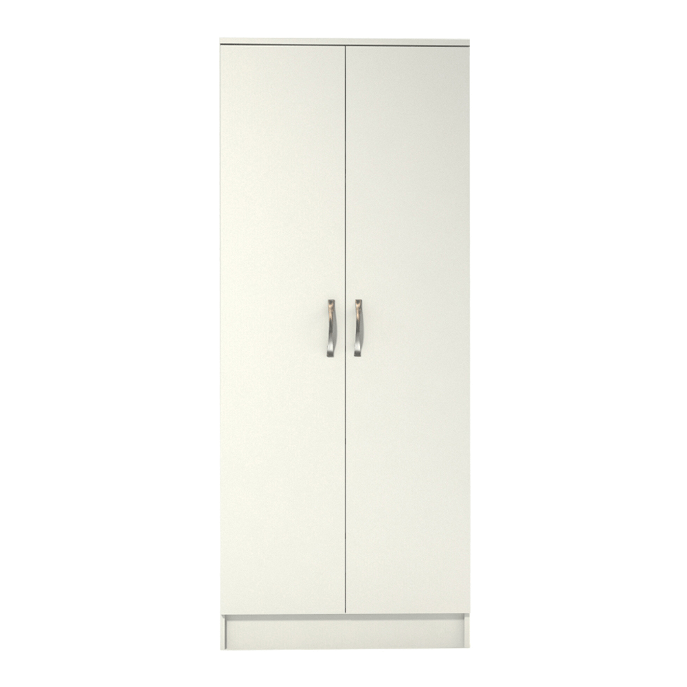 Ready assembled Classic 2 Door Wardrobe White